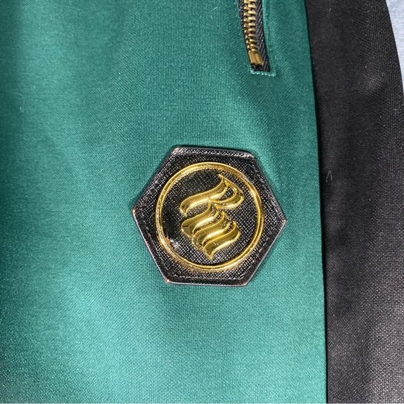 Rocawear Track Pants Sz M Satiny Green Joggers Athletic Retro Y2K Streetwear - Picture 4 of 10